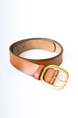 Cintura classica in pelle
