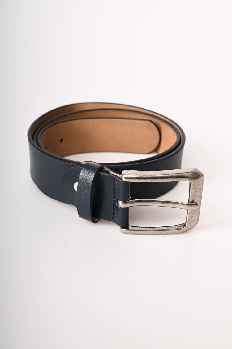 Cintura classica in pelle