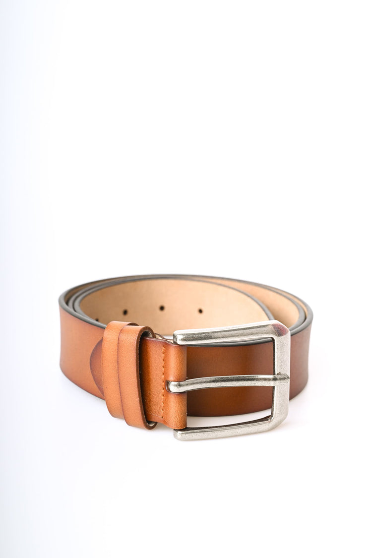 Cintura classica in pelle