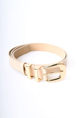 Cintura classica in pelle