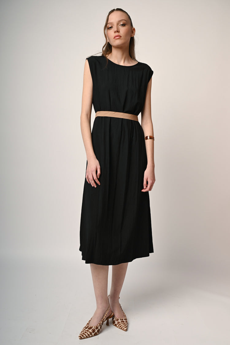 Abito midi con cintura