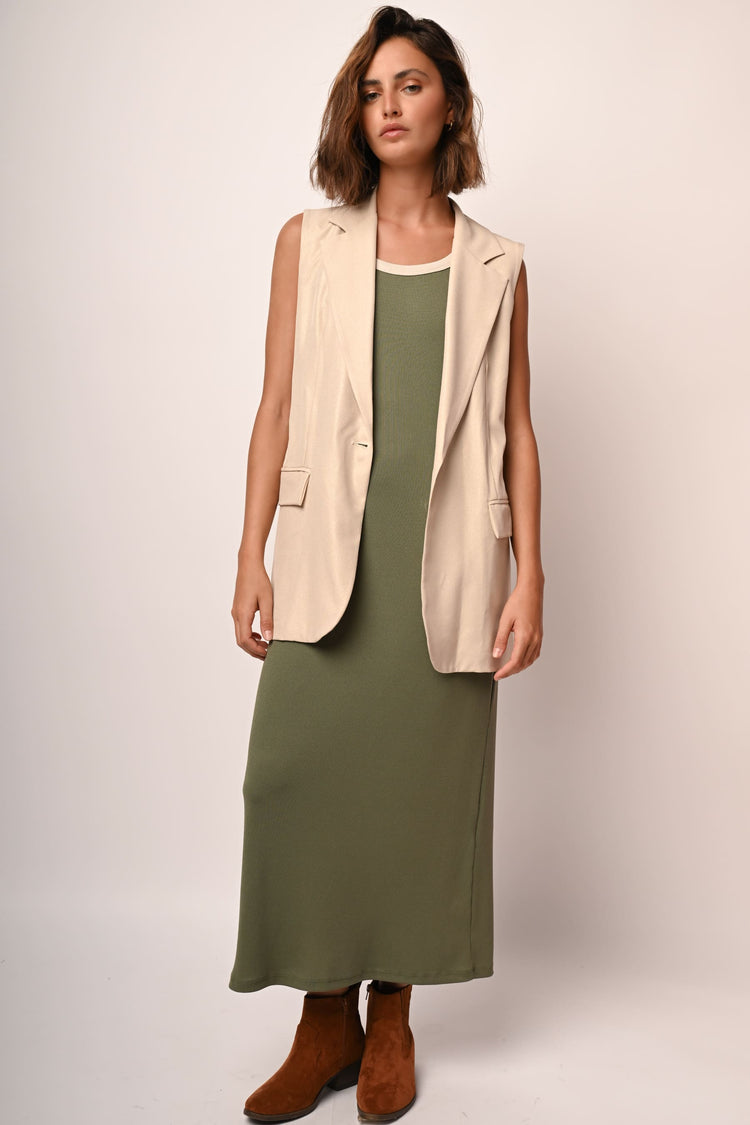 Gilet con cintura
