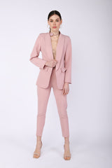 Pantaloni slim con cintura