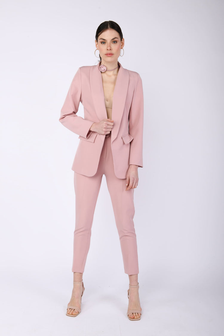 Pantaloni slim con cintura