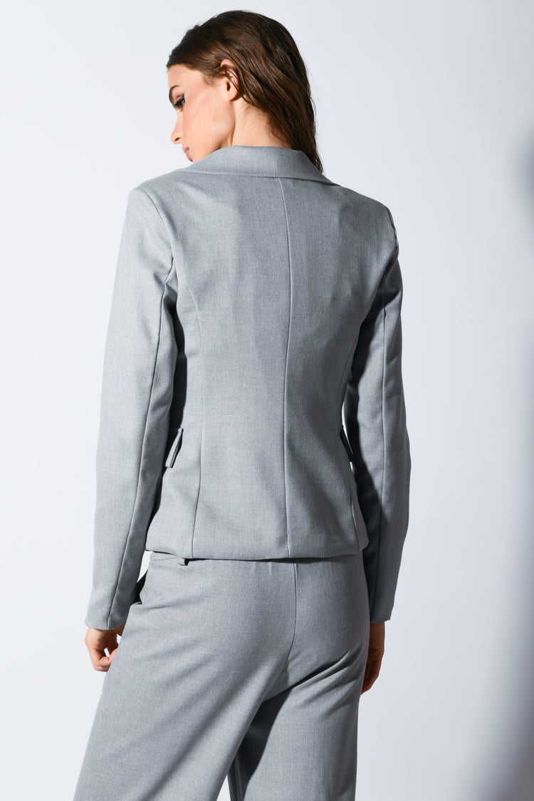 Blazer monopetto misto viscosa