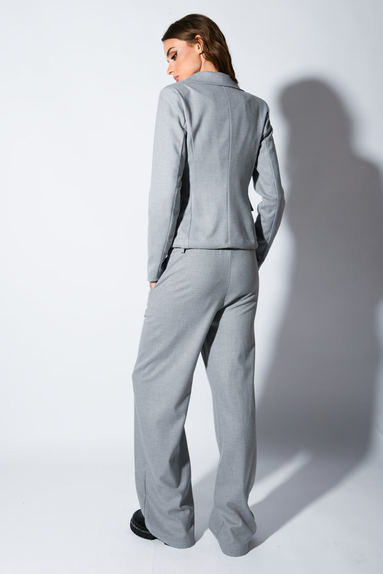 Blazer monopetto misto viscosa