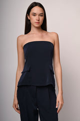 Top a fascia con tasche