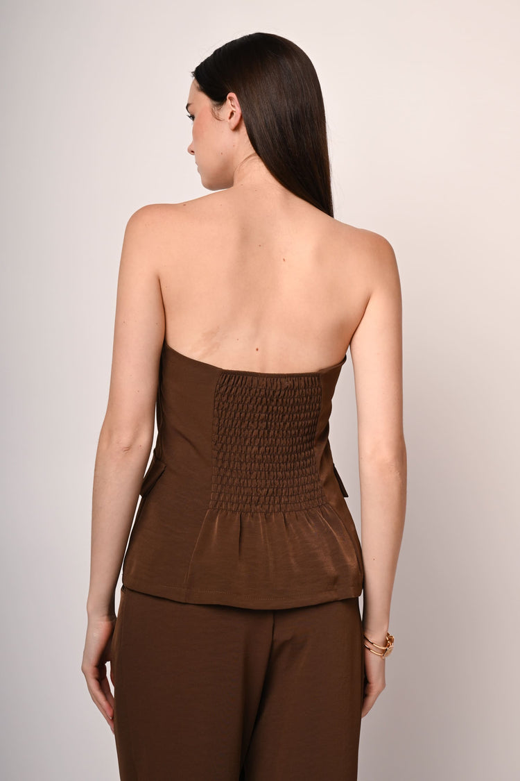 Top a fascia con tasche
