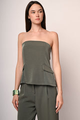 Top a fascia con tasche