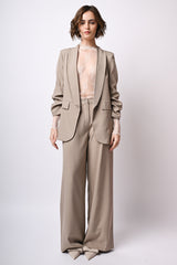 Pantaloni palazzo con tasche sul retro
