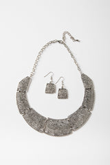 Set collana + orecchini stile etnico