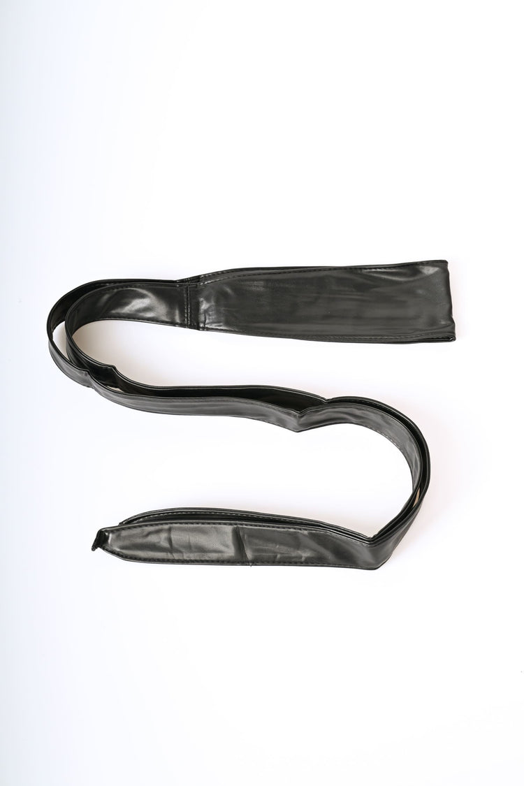 Cintura a fascia in similpelle