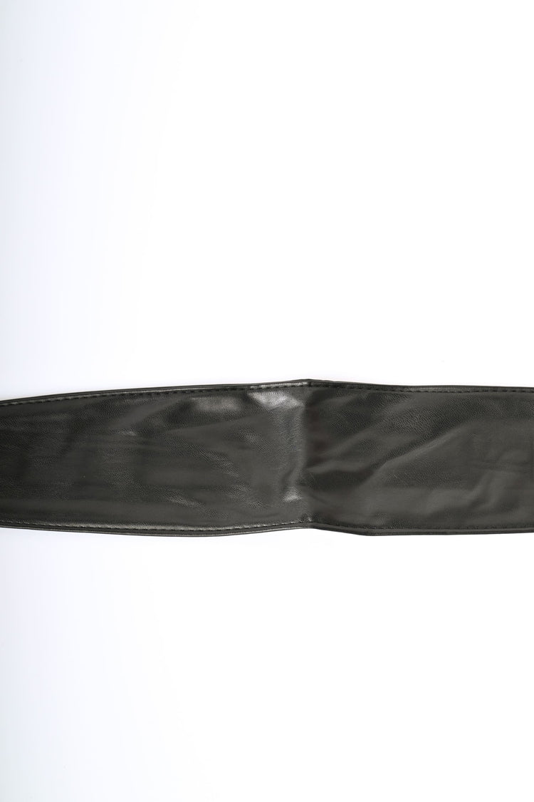 Cintura a fascia in similpelle