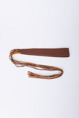 Cintura a fascia con frange