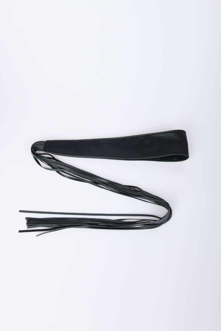 Cintura a fascia con frange