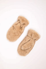 Guanti muffola in faux fur