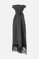 Sciarpa misto viscosa e lana chevron
