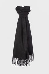 Sciarpa misto viscosa e lana chevron