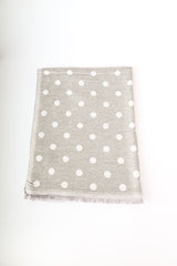 Sciarpa jacquard pois