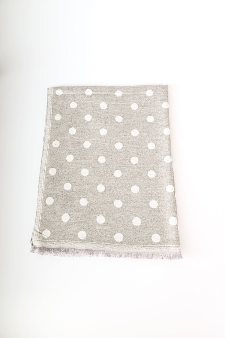 Sciarpa jacquard pois