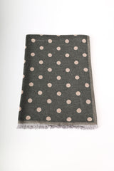 Sciarpa jacquard pois