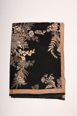 Sciarpa in jacquard floreale