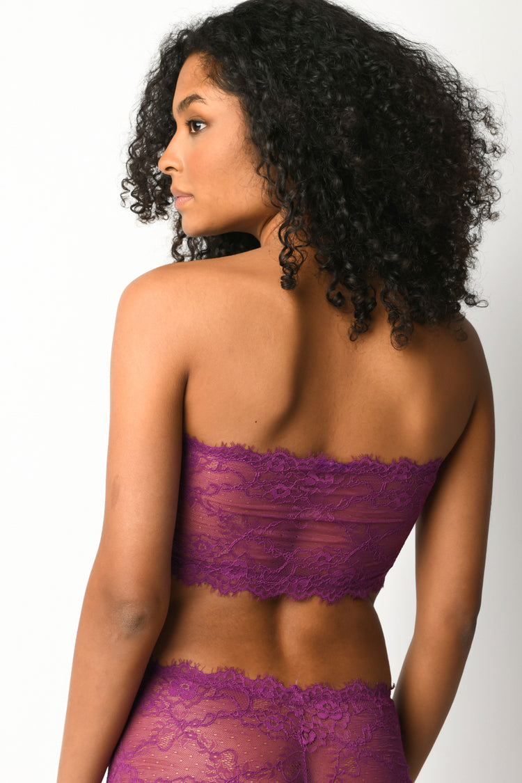 Reggiseno a fascia in pizzo